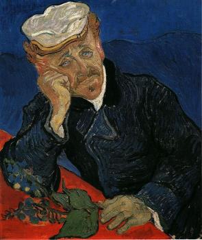 Vincent Van Gogh : Portrait of Doctor Gachet